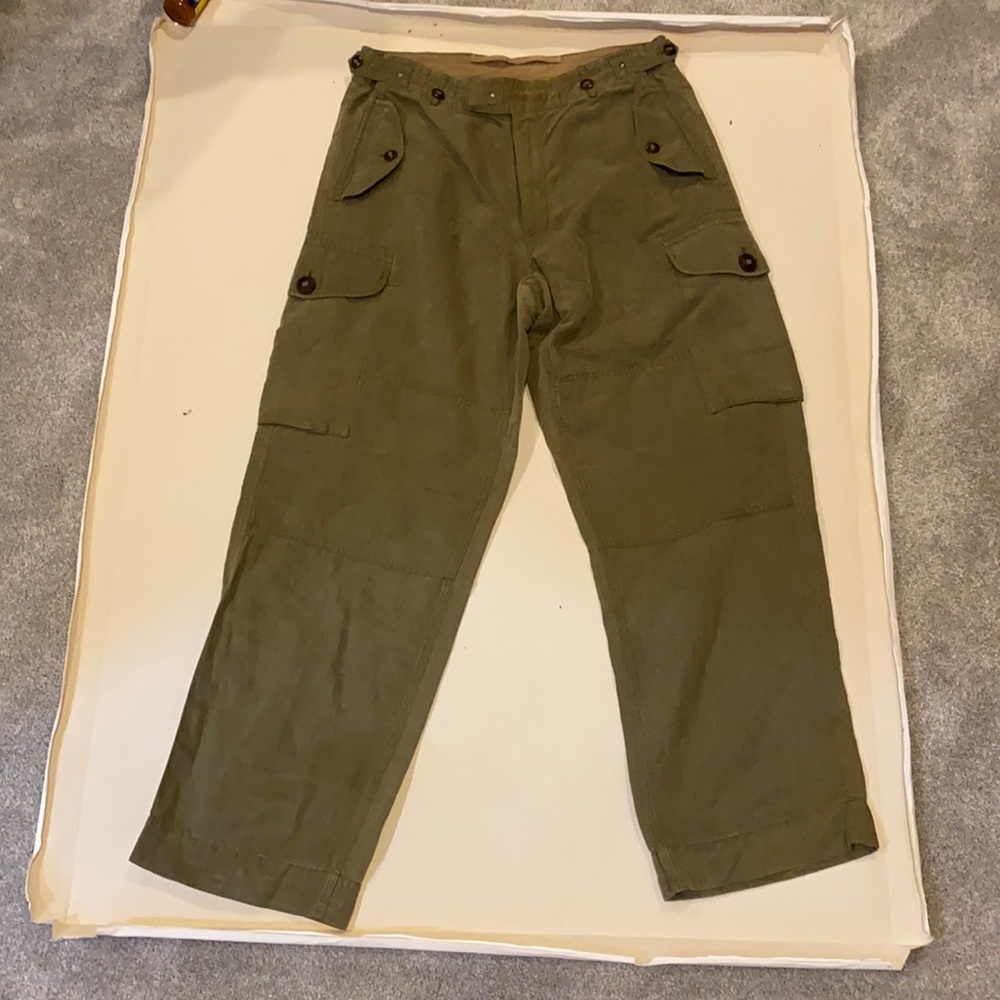 Vintage Polo Work Wear Linen Pants